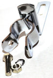 Mirror Bracket Side Mount Adjustable Clamp Pipe 7/8" or Larger Chrome GG#33164