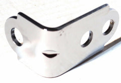 L Style Mirror Bracket 1-3/4 X 1 X 1-1/4 for Door Mirrors Chrome GG33170