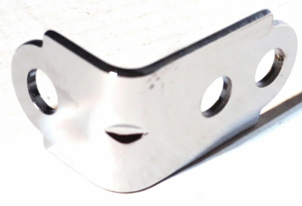 â€˜Lâ€ Style Mirror Bracket 1-3/4 X 1â€ X 1-1/4â€ for Door Mirrors Chrome GG#