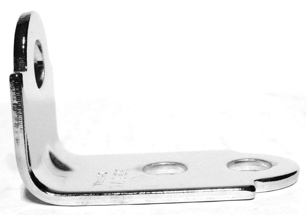 L-Shaped Mirror Door Bracket Stainless Steel  1-3/4 X 1 X 1-1/4â€  GG#33171BP