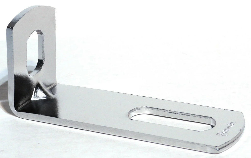 Mirror Bracket "L" Shaped 3-5/16 X 1-1/2 X 1-1/4" Wide Chrome GG#33181BP Each