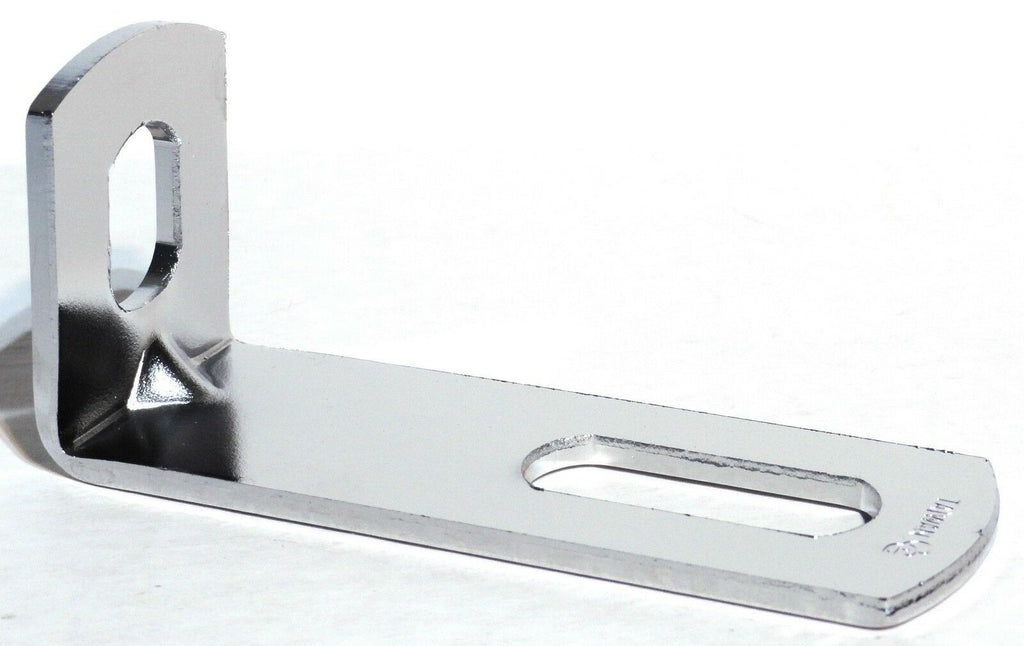 Mirror Bracket "L" Shaped 3-5/16 X 1-1/2 X 1-1/4" Wide Chrome GG#33181BP Each