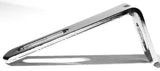 Mirror Bracket 3-5/16 X 1-1/2 X 1-1/4" Stainless Steel 1/2" Slot #GG33183BP Each