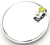 Round Mirror head 8" Convex Offset "L" Bracket Mount Chrome GG#33250 Each