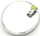 Round Mirror head 8" Convex Offset "L" Bracket Mount Chrome GG#33250 Each