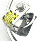 Round Mirror head 8" Convex Offset "L" Bracket Mount Chrome GG#33250 Each