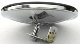 6" Round Blind Spot Convex Mirror Center Mount Chrome 5/16 Ball Stud GG#33260 Ea
