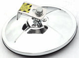 Round Blind Spot Convex Mirror 6" Center Mount Stainless 5/16 Ball Stud GG#33261