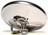 Round Blind Spot Convex Mirror 6" Center Mount Stainless 5/16 Ball Stud GG#33261