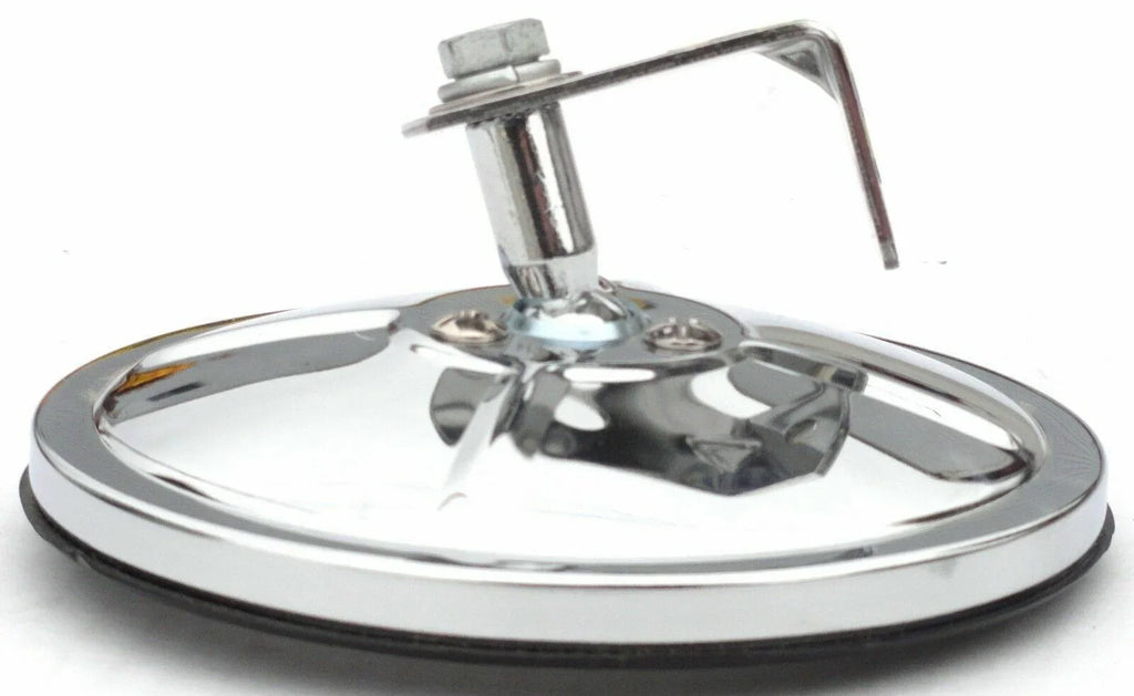 Round Blind Spot Convex Mirror 5" Center Mount Chrome 5/16 Ball Stud GG#33270