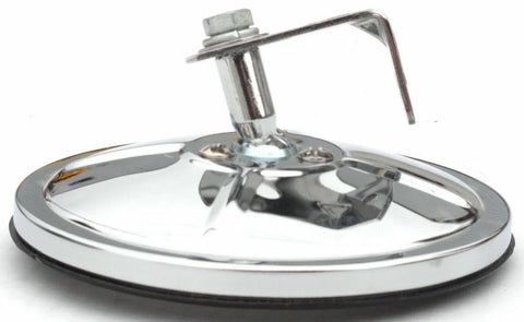 Round Blind Spot Convex Mirror 5" Center Mount Chrome 5/16 Ball Stud GG#33270