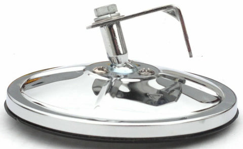 Round Blind Spot Convex Mirror 5" Center Mount Chrome 5/16 Ball Stud GG#33270