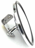 Round Blind Spot Convex Mirror 5" Center Mount Chrome 5/16 Ball Stud GG#33270