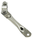 Mirror Bracket Mounting Clamp Stainless 6" Long 5/16" Bolt Hole GG#33281BP Each
