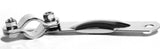 Universal Chrome Mirror Bracket with Clamp 4.75" Long 5/16" Mounting Hole 33290B