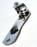 Universal Chrome Mirror Bracket with Clamp 4.75" Long 5/16" Mounting Hole 33290B