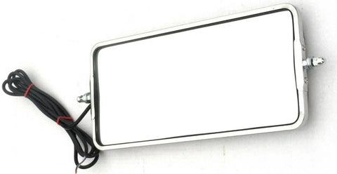 For Peterbilt Kenworth Heated Mirror 7x16 Stainless West Coast Style GG33310-Pr.