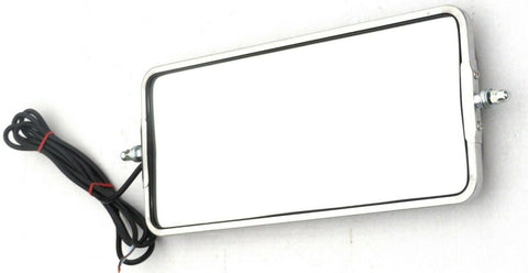 For Peterbilt Kenworth Heated Mirror 7x16 Stainless West Coast Style GG33310-Pr.