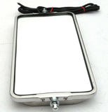 For Peterbilt Kenworth Heated Mirror 7x16 Stainless West Coast Style GG33310-Pr.
