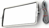 Heated Lighted West Coast Style Mirror 7” X 16” Stainless Steel GG#33311-Each