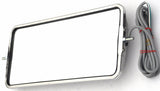 Heated Lighted West Coast Style Mirror 7” X 16” Stainless Steel GG#33311-Each
