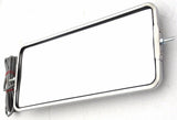 Heated Lighted West Coast Style Mirror 7” X 16” Stainless Steel GG#33311-Each