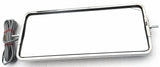 Heated Lighted West Coast Style Mirror 7” X 16” Stainless Steel GG#33311-Each