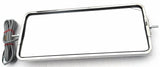 Heated Lighted West Coast Style Mirror 7” X 16” Stainless Steel GG#33311-Each
