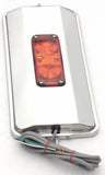 Heated Lighted West Coast Style Mirror 7” X 16” Stainless Steel GG#33311-Each