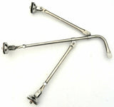 Replacement Tripod Fender Mount Without Mirror Chrome GG#33320BP Each