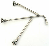 Replacement Tripod Fender Mount Without Mirror Chrome GG#33320BP Each