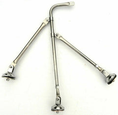mirror fender mount tripod ONLY stainless for Freightliner Kenworth Peterbilt ea