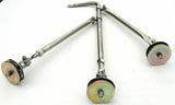 mirror fender mount tripod ONLY stainless for Freightliner Kenworth Peterbilt ea