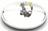 Tripod Legged Fender Mount Mirror 8" Center Mount Chrome Body GG#33322 Each