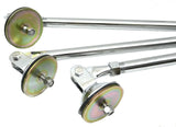 Fender Mount Tripod w/ 8.5" Mirror Assembly Chrome Plated GG#33324 Each