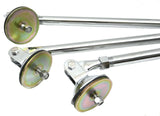 Fender Mount Tripod w/ 8.5" Mirror Assembly Chrome Plated GG#33324 Each