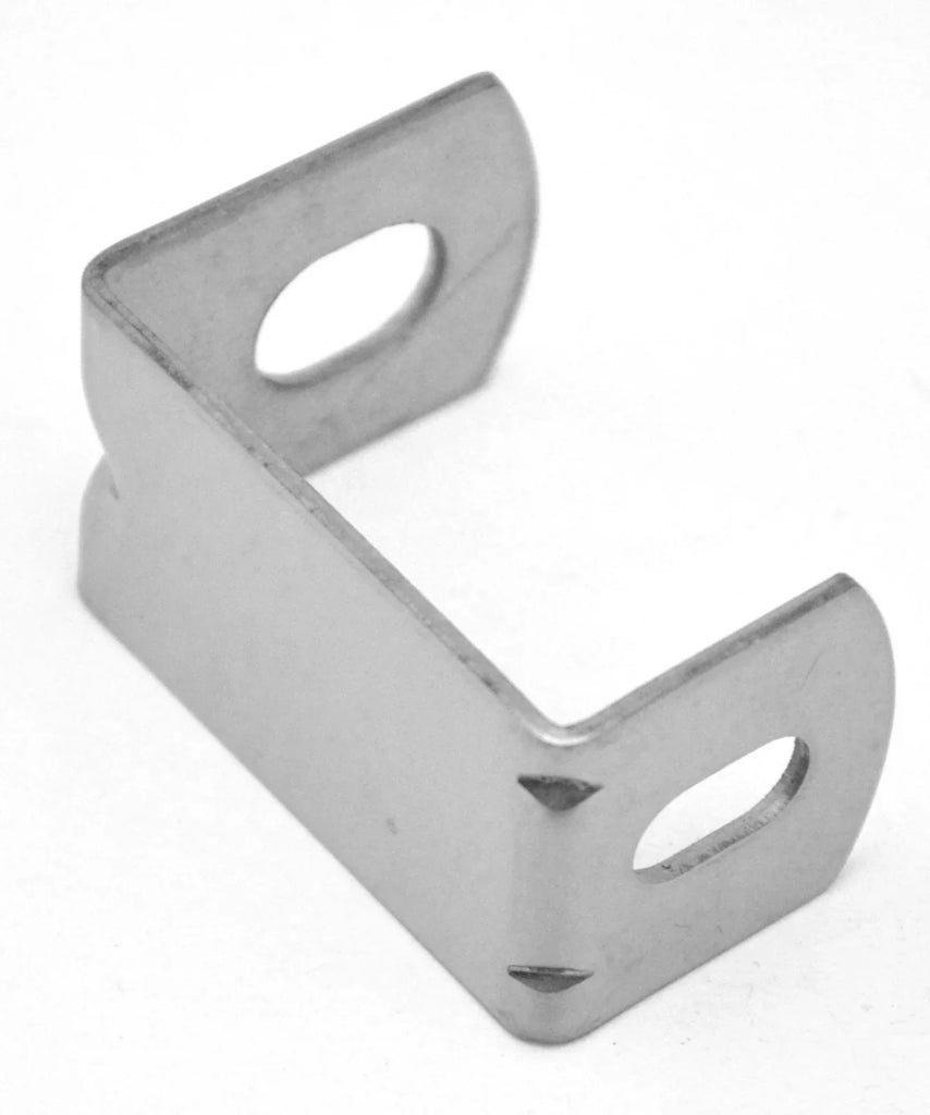 Mirror Turn Signal Bracket U-Shaped 1-5/8" x 2-3/8" x 1.25" Stainless GG#33352BP