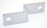 CB Antenna Mirror Mounting Bracket Z Shape Small 5 1/2 X 1 1/2 Chrome UP#33353B