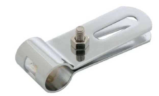 Mirror Clamp Bracket for 3/4" O.D Tube Chrome 3-3/4" Long 3/8" Slot GG#33364BP