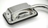 GG Mirror 8.5" Wide Angle View with Chrome Hood Mount Bracket 4 Hole #33393 Each