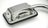 GG Mirror 8.5" Wide Angle View with Chrome Hood Mount Bracket 4 Hole #33393 Each