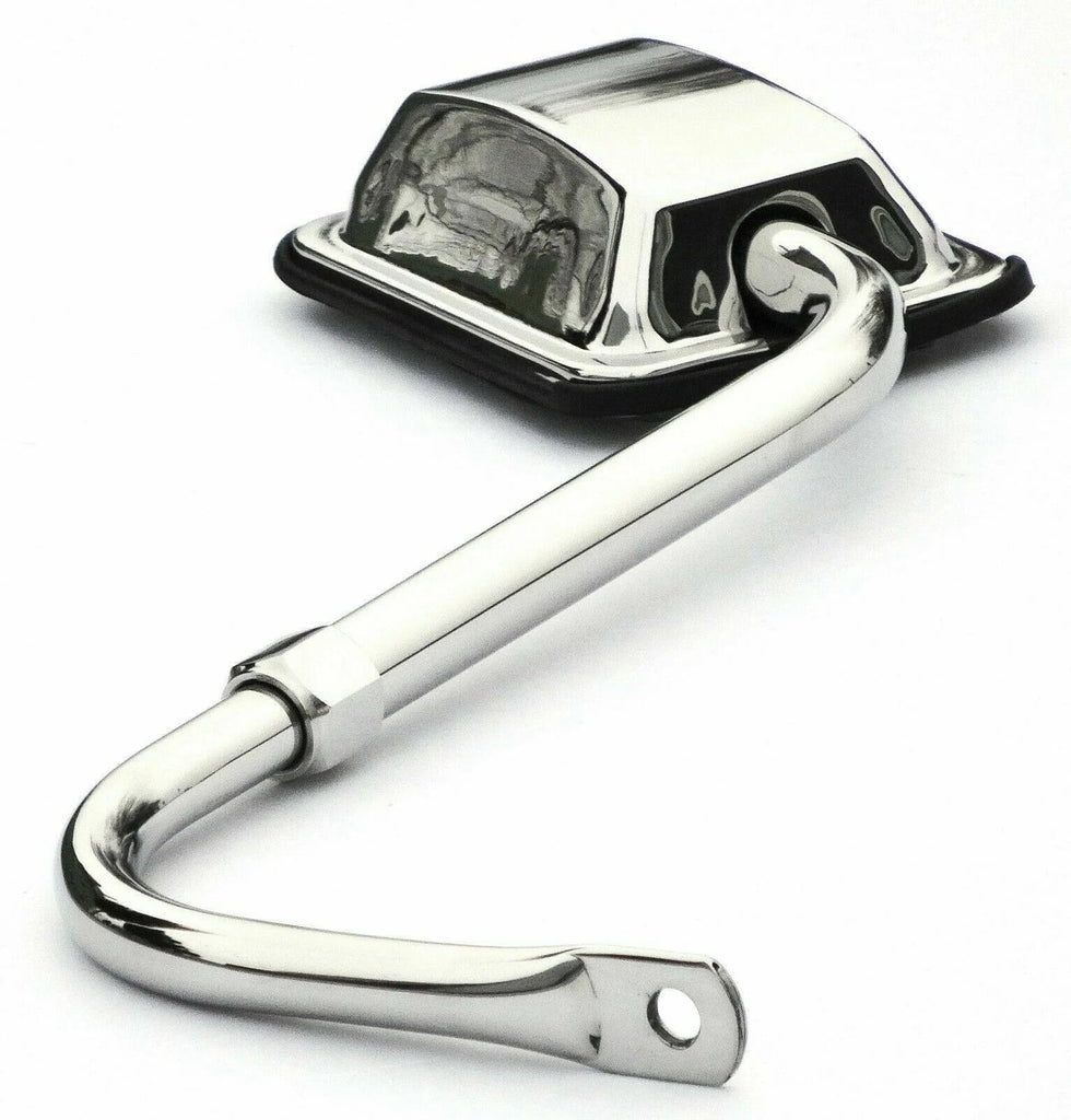 Chrome Hood Mount Mirror Bracket Replacement For Freightliner Peterbilt GG33398