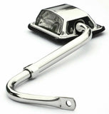 Chrome Hood Mount Mirror Bracket Replacement For Freightliner Peterbilt GG33398