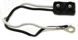 Clearance/Marker Light Pigtail Plug Wiring for 2 Prong 6” Long, UP#34210 Each