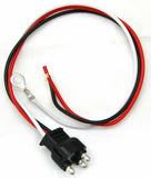 Light Wire Pigtail 3 Prong Straight Molded Plug 11" Lead UP#34212 Set of 2