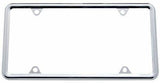 Rear Center Tail Light Panel Clear Lens Red LEDs Stainless w/License UP#34567