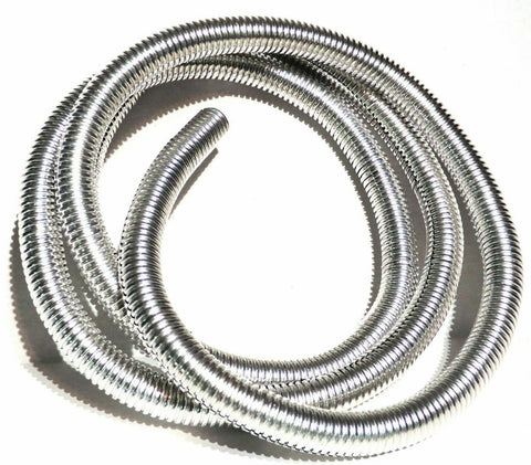 Split Corrugated Wire Loom 1/2" I.D. 6 Foot Long Polypropene UP#34802