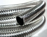 Split Corrugated Wire Loom 1/2" I.D. 6 Foot Long Polypropene UP#34802