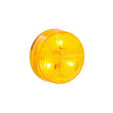 2” Round Clearance/Marker Low Profile Light Amber 3 Led/Lens UP#36107B Each