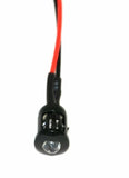 UP Dash Indicator Light Pigtail 1 Amber LED 2 Wire Snap-In #36517 Each